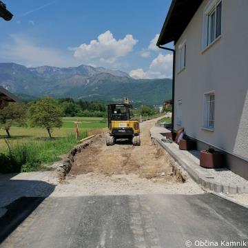 Obnova vodovoda in cestišča v naselju Zduša (1)